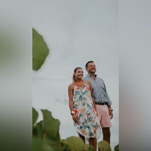 Floral High-Low T-Strap dress LIKE NEW